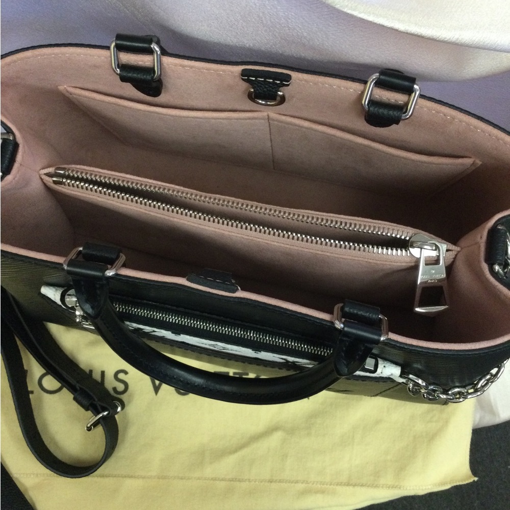 LOUIS VUITTON MARELLE TOTE MM EPI NOIR, NWOT - Picture 2 of 10